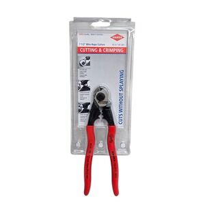 KNIPEX 95 61 190 SBA 7.5" Wire Rope Cutter Piano Conductor Cable - Germany - New